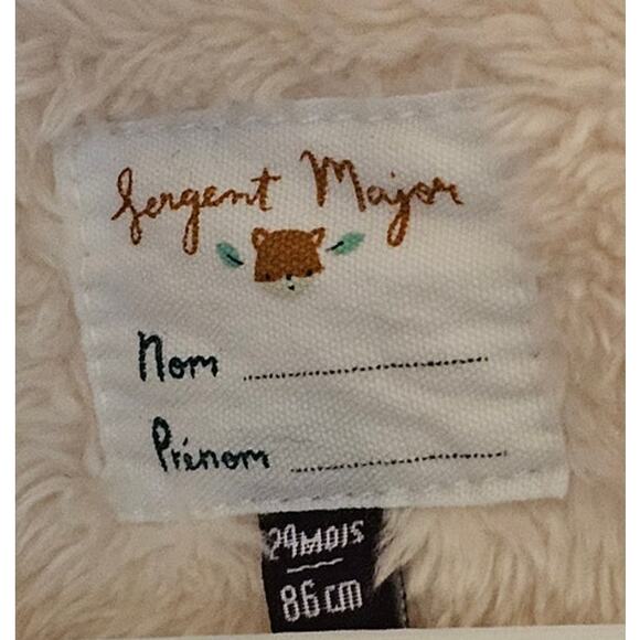 Sergent Major Cardigan – Size 24 Months – Fox Knit Warm Neutrals - Picture 5 of 8